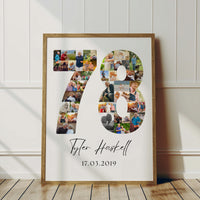 78 Birthday Photo Collage