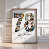 78 Birthday Photo Collage