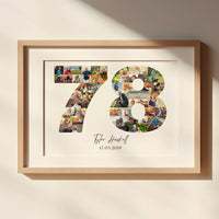 78 Birthday Photo Collage