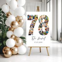 78 Birthday Photo Collage