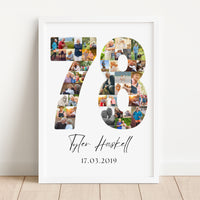 78 Birthday Photo Collage