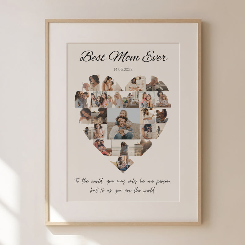 Best Mom Ever - Photo Collage