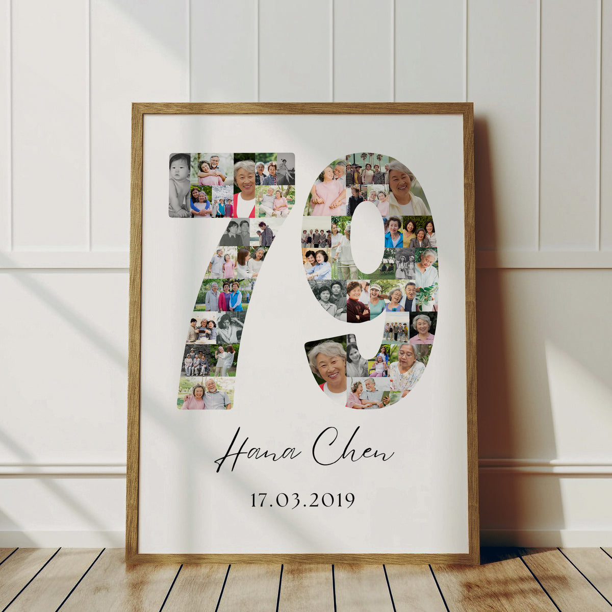 79 Birthday Photo Collage