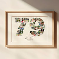 79 Birthday Photo Collage
