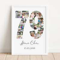 79 Birthday Photo Collage