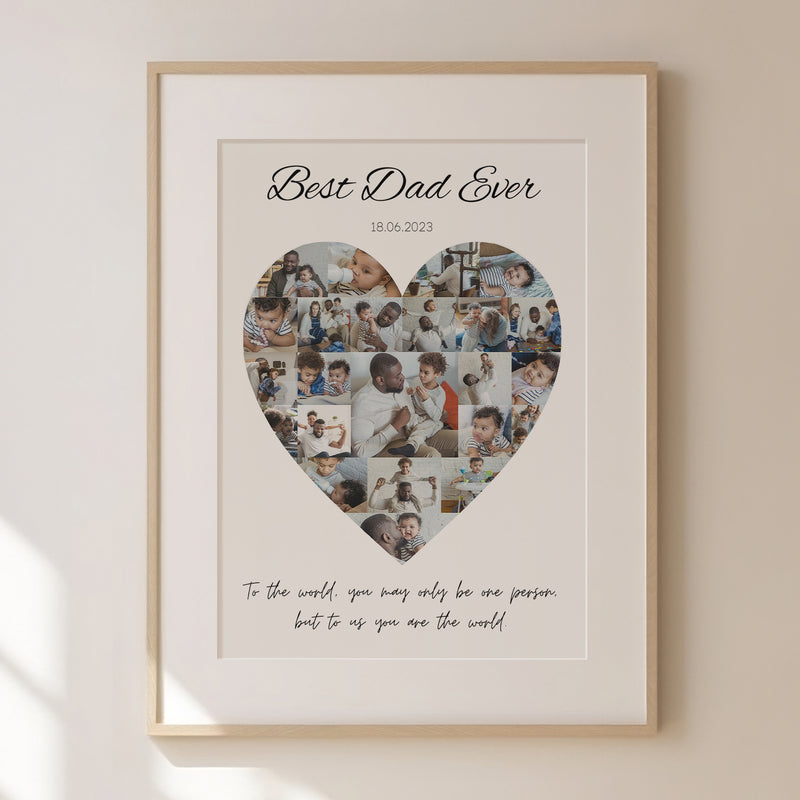 Best Dad Ever - Photo Collage