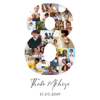 8 Birthday Photo Collage