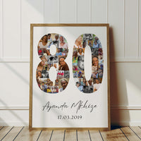 80 Birthday Photo Collage