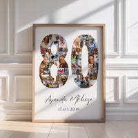80 Birthday Photo Collage