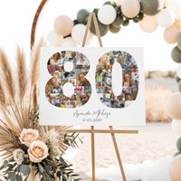 80 Birthday Photo Collage