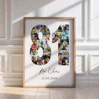 81 Birthday Photo Collage