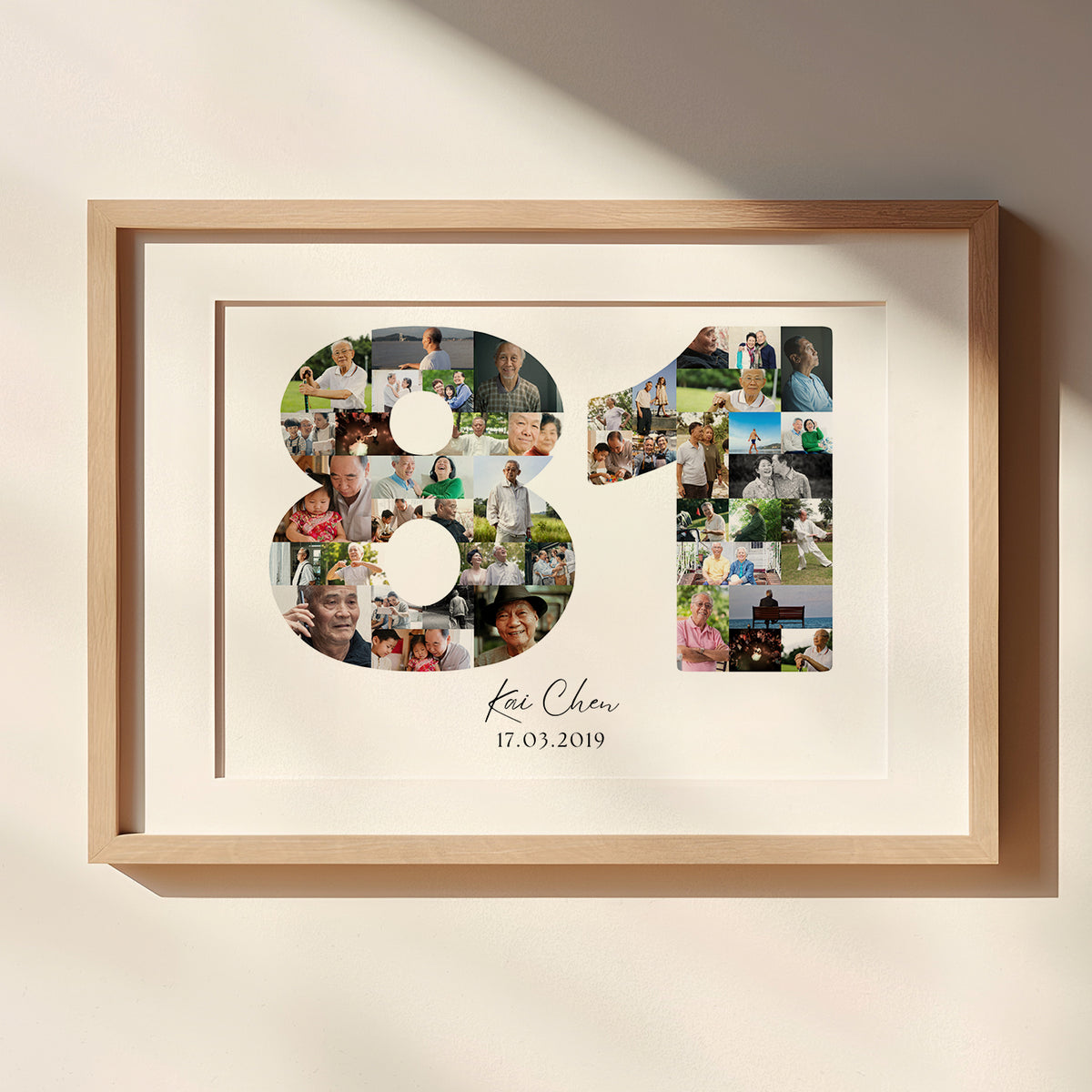 81 Birthday Photo Collage