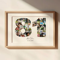 81 Birthday Photo Collage