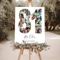 81 Birthday Photo Collage