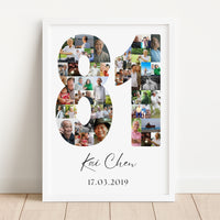 81 Birthday Photo Collage