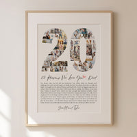 20 Reasons Dad - Photo Collage