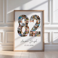 82 Birthday Photo Collage