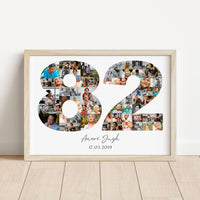 82 Birthday Photo Collage