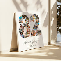 82 Birthday Photo Collage