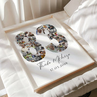 83 Birthday Photo Collage