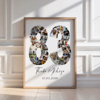 83 Birthday Photo Collage
