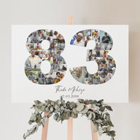 83 Birthday Photo Collage