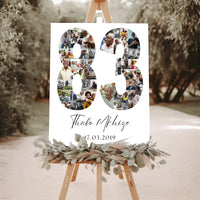83 Birthday Photo Collage
