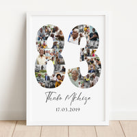 83 Birthday Photo Collage
