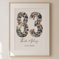 83 Birthday Photo Collage