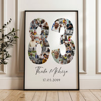 83 Birthday Photo Collage