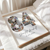 84 Birthday Photo Collage