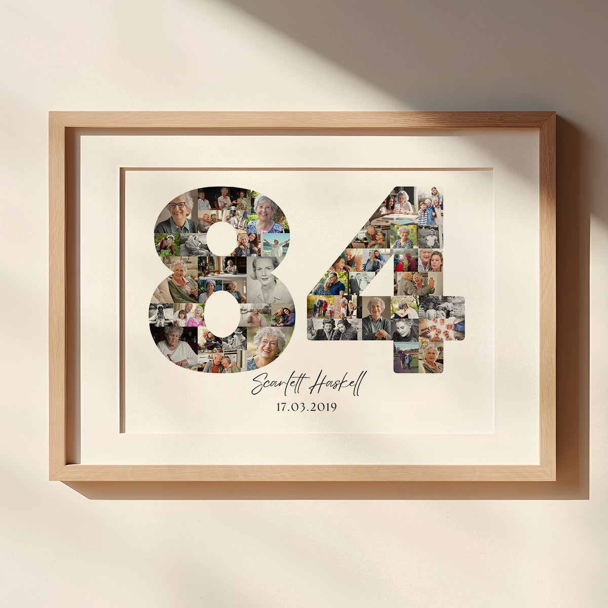 84 Birthday Photo Collage