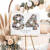 84 Birthday Photo Collage