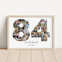 84 Birthday Photo Collage