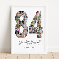 84 Birthday Photo Collage