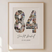 84 Birthday Photo Collage