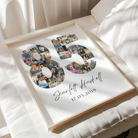 85 Birthday Photo Collage