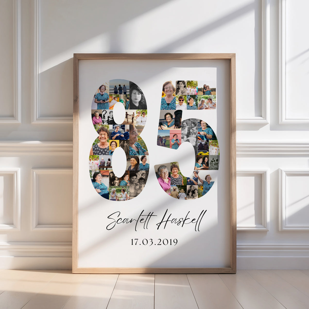 85 Birthday Photo Collage