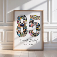 85 Birthday Photo Collage