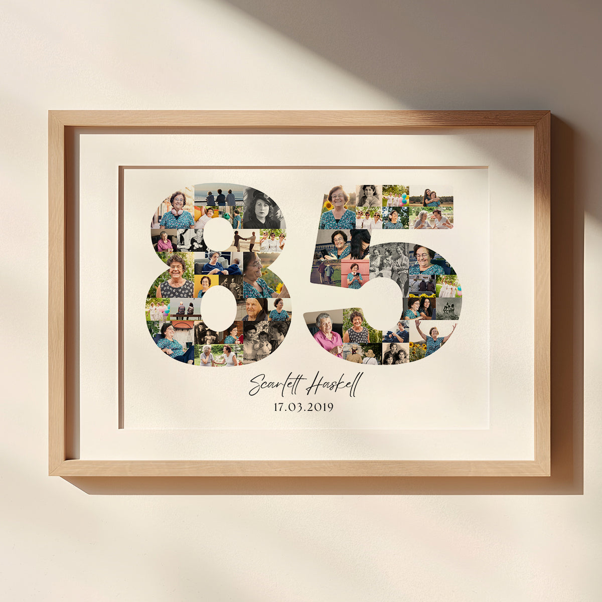 85 Birthday Photo Collage