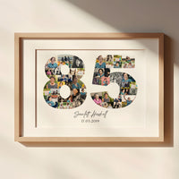 85 Birthday Photo Collage
