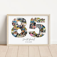 85 Birthday Photo Collage