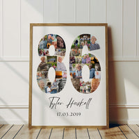 86 Birthday Photo Collage