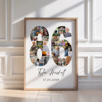 86 Birthday Photo Collage