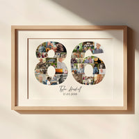 86 Birthday Photo Collage