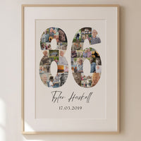 86 Birthday Photo Collage