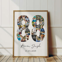 88 Birthday Photo Collage