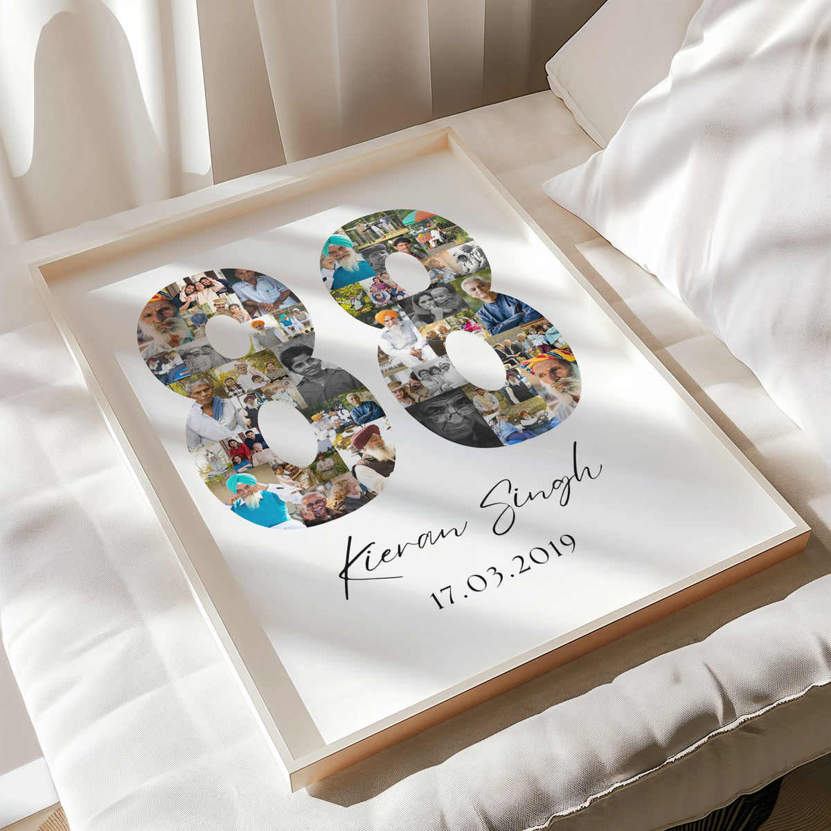 88 Birthday Photo Collage