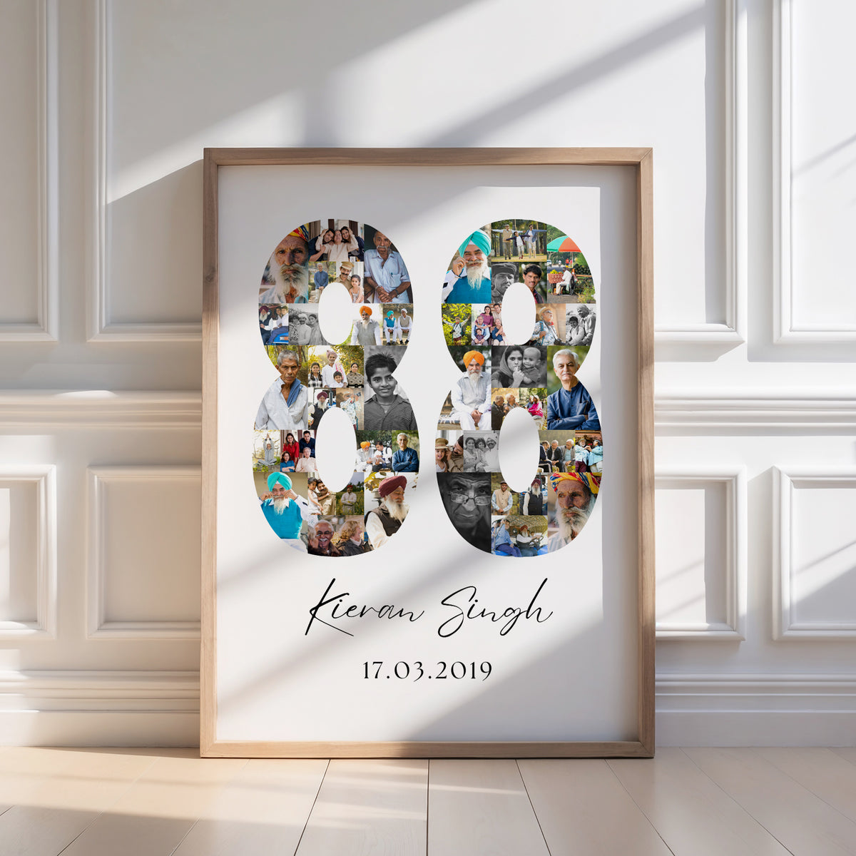 88 Birthday Photo Collage