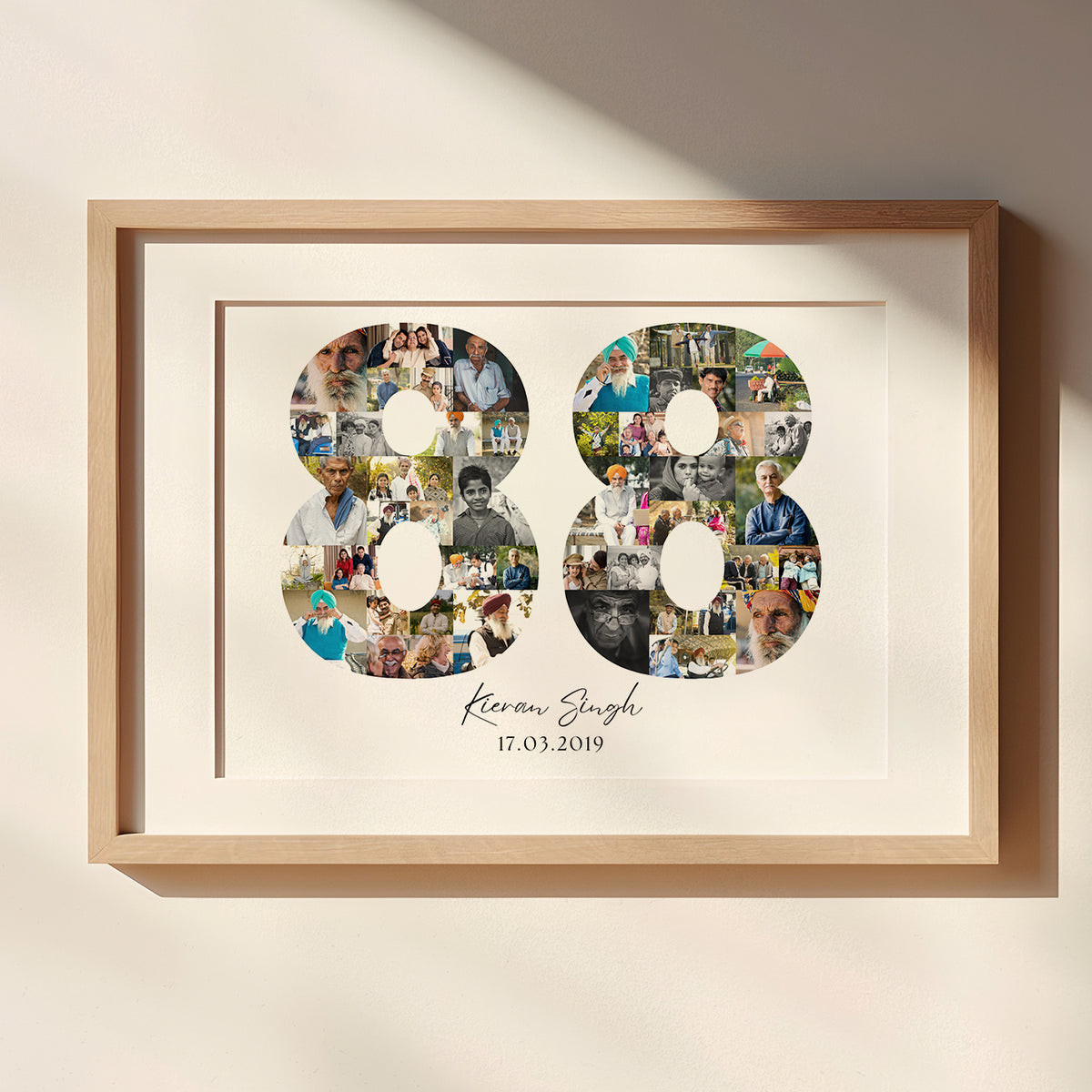 88 Birthday Photo Collage